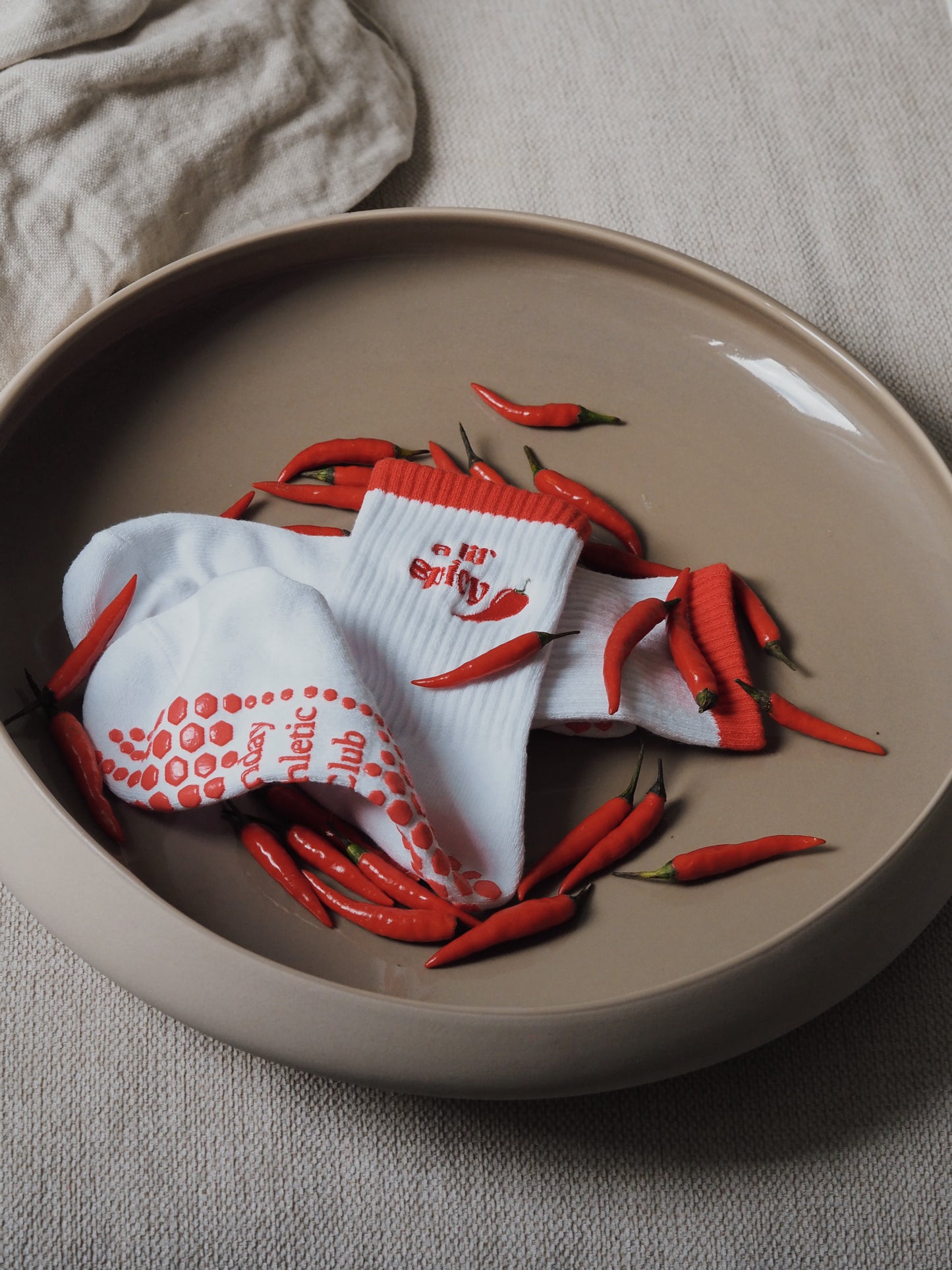 A LIL' SPICY PILATES SOCKEN